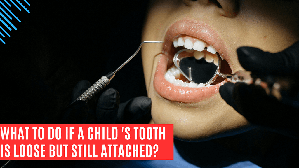 what to do if a child s tooth is loose but still attached